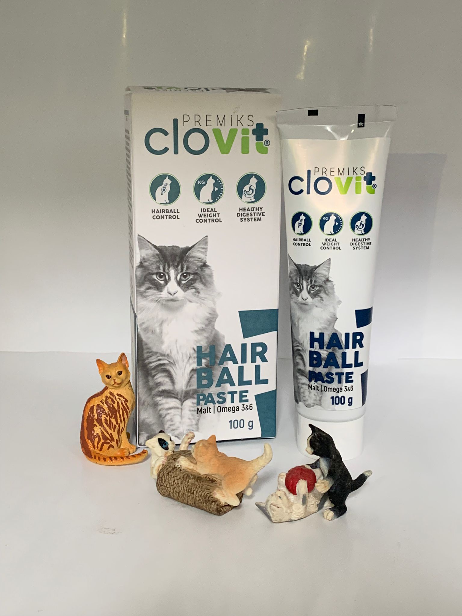 CLOVIT Kedi Hairball Paste Tüy Yumağı Önleyici Malt Pas